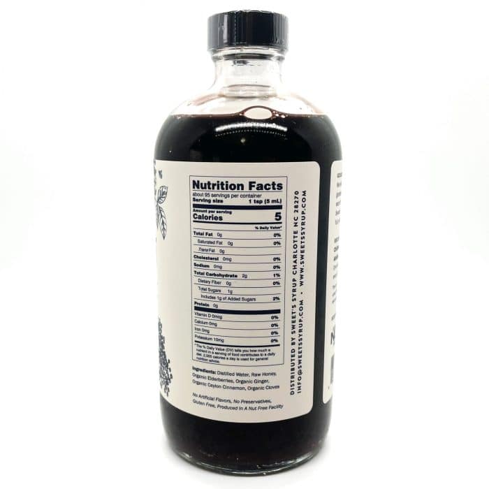 16oz Elderberry Nutrition